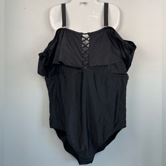 NWT Raisins One Piece Swim Suit Size 24W - Picture 1 of 6